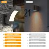 Inowel Wall Outdoor Wall Sconce Modern LED Patio Porch Lights Aluminum Exterior Light Fixture Waterproof IP54 for Hallway House Backyard Garage 12557