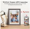 Touch Screen WiFi Digital Photo Frame with Auto-Rotate 32GB Storage Share Photos and Vedios Instantly via Frameo