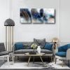 Abstract Watercolor Canvas Painting Prints Contemporary Artworks Wall Pictures for Living Room Bedroom Bathroom Dining Room Wall Decor,Set of 3