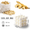 Bubble Candle - Cube Soy Wax Candles, Home Decor Candle, Scented Candle Set 2 Pieces, Home Use and Gifting